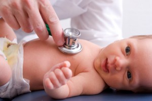 Close-up of a newborn