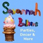 Savannah Balloons for Savnnah children's birthday parties