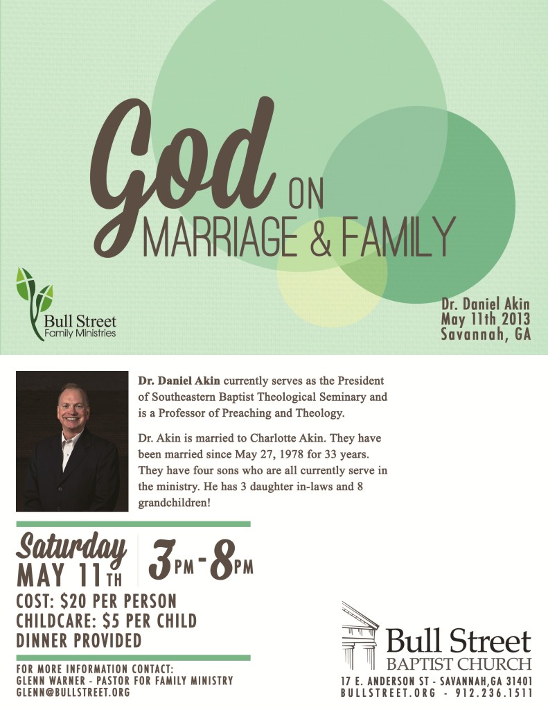 You're invited: Bull Street Baptist Church Marriage Conference