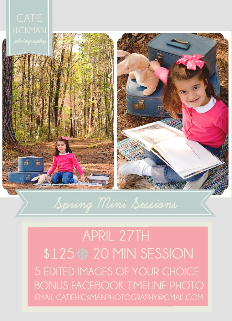 Catie Hickman Photography Spring Minisessions Savannah children's portraits 