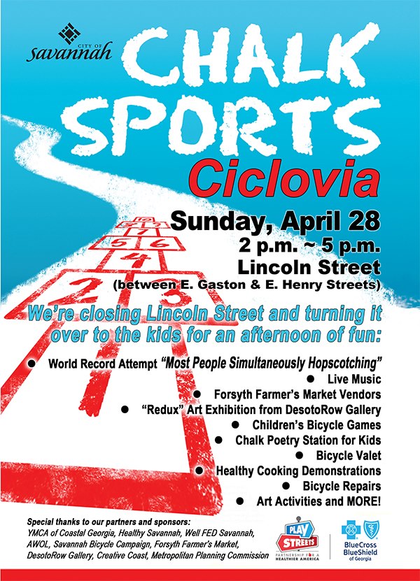 April 28, 2013 Chalk Sports Ciclovia Play Street