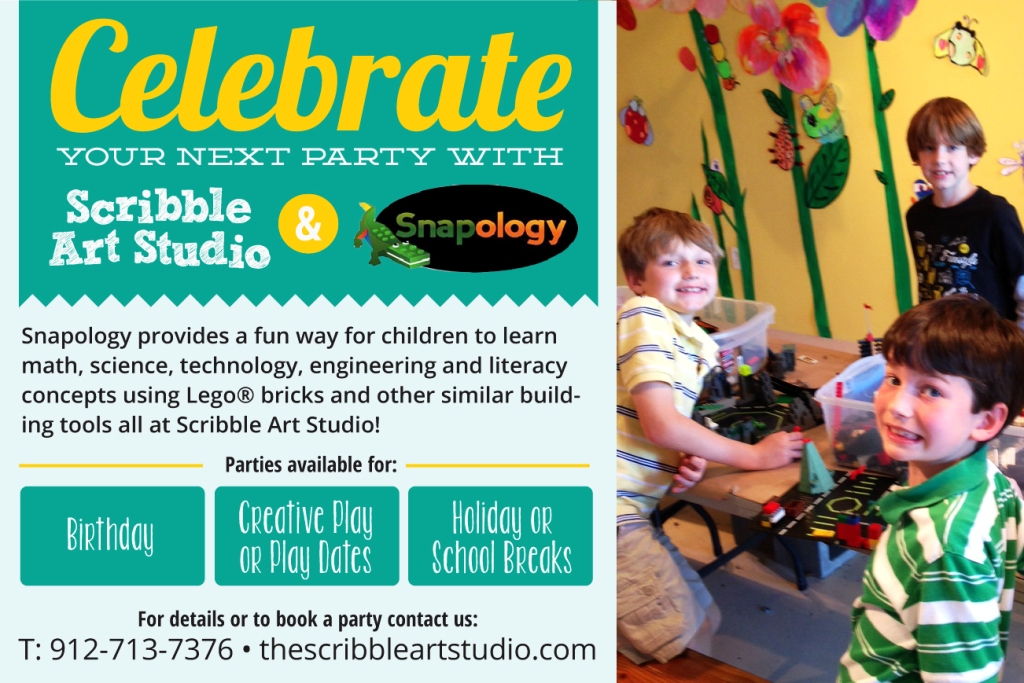 Scribble Art Studio offers Snapology parties