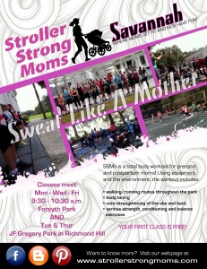 Stroller Strong Moms stroller workouts Savannah Richmond Hill 