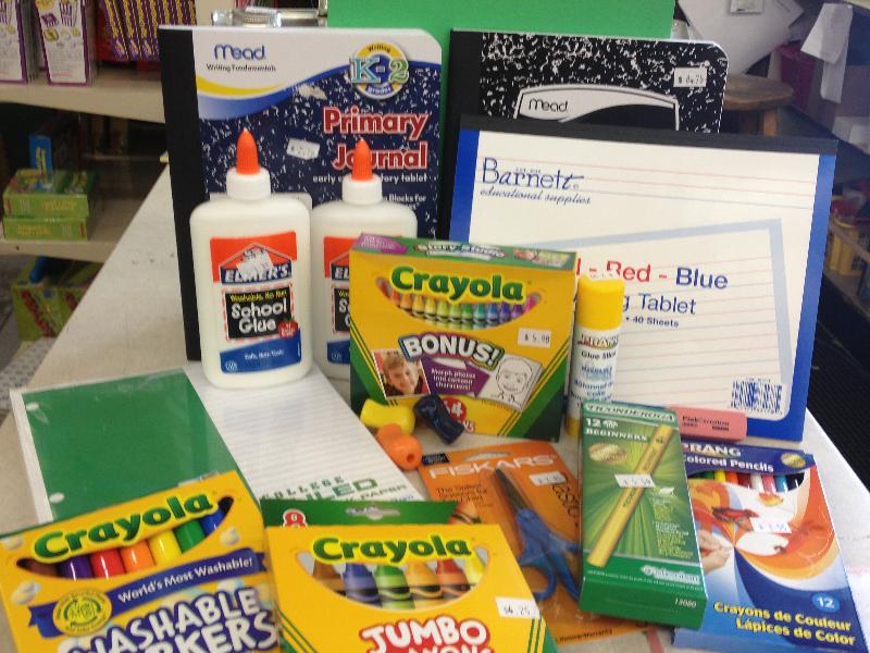 Barnett Educational Supplies Back to School supplies program