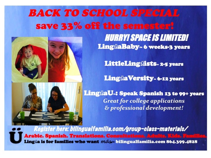 Lingua Spanish classes for kids in Savannah