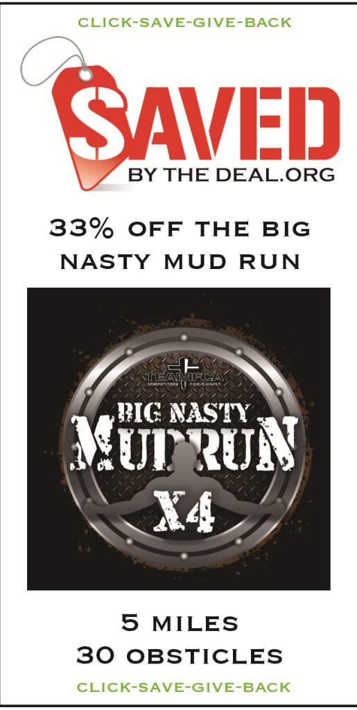 discount on big nasty mud run in Savannah
