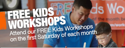 Free Kids' Home Depot Workshops in Savannah, Pooler, Hilton Head 