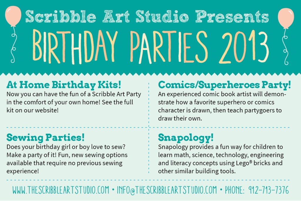 Children's Birthday Party ideas themes in Savannah Pooler