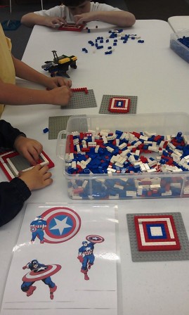 Snapology Capt America in Savannah classes