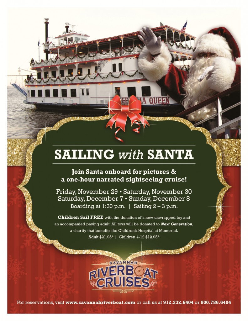 Holidays 2013: Sailing with Santa Savannah Riverboat Cruises 