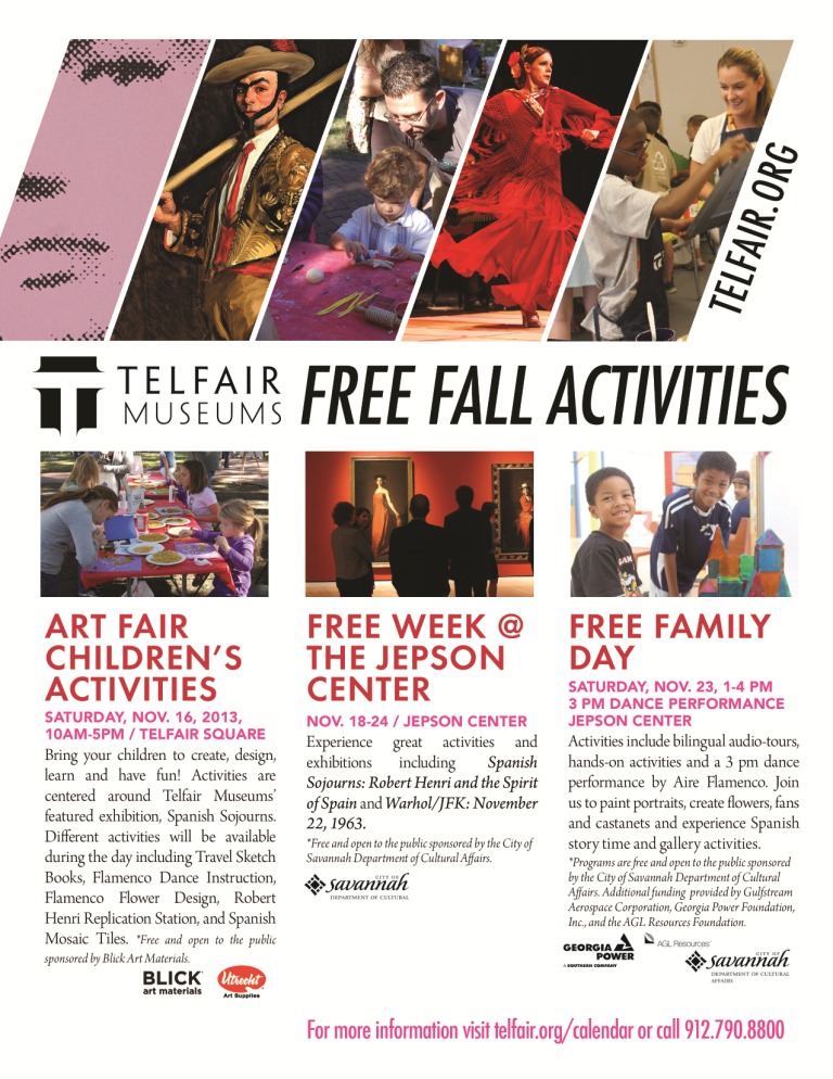 free fall kids activities in Savannah 2013