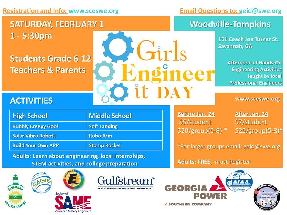 Girls Engineer It Day in Savannah 2014