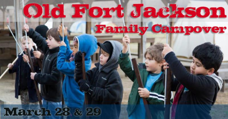 Old Fort Jackson Campover 2014 Savannah 