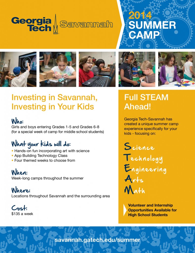 Georgia Tech Savannah Summer Camps 2014
