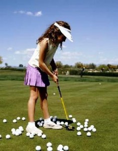 Golf clinics for kids at The Club at Savannah Harbor 
