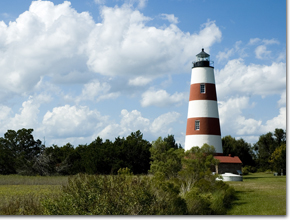 Sapelo Island Lighthouse, Sapelo, Ga. 