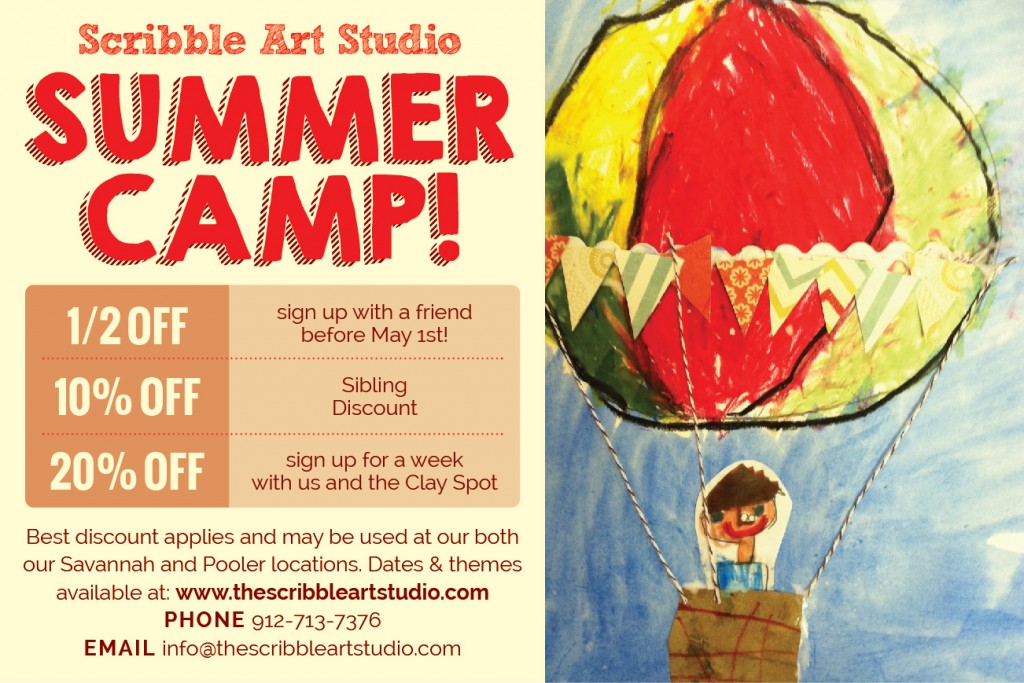 art camps for children in Savannah and Pooler