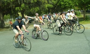 Earth Day Wheelie Bike Ride Savannah 2014