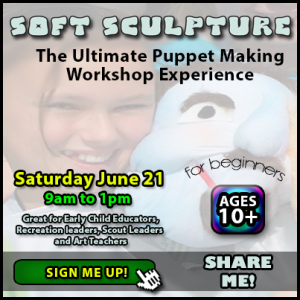 Puppet People workshops, shows Summer 2014 Savannah 