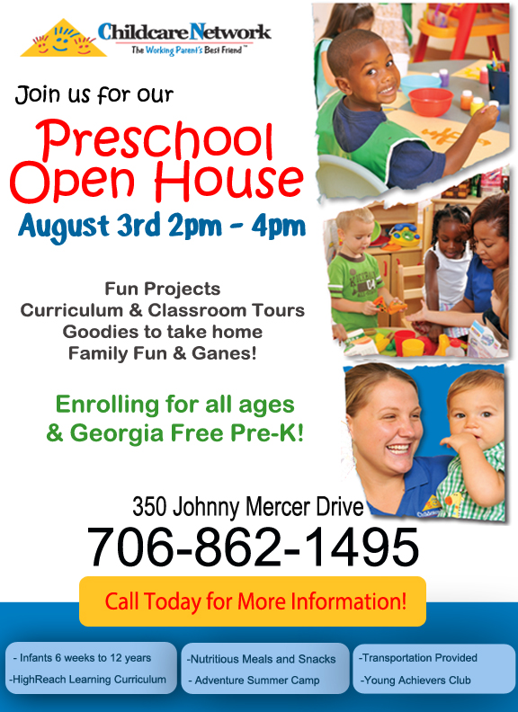 Open House at Childcare Network Wilmington Island Savannah