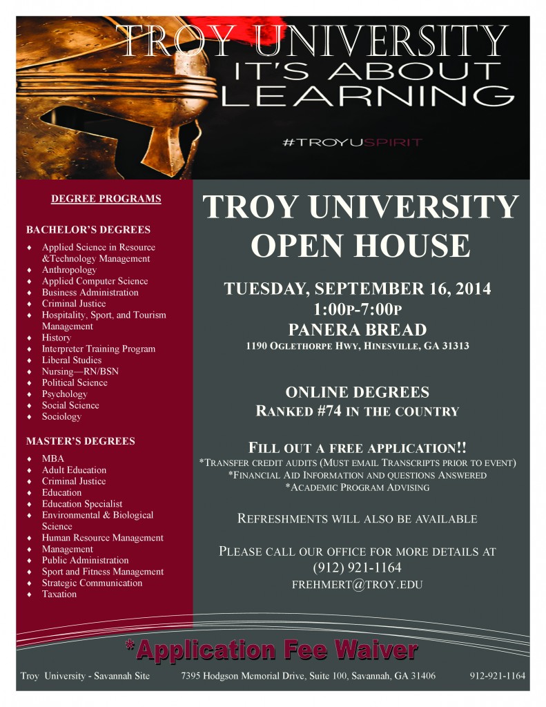 Troy University Savannah Hinesville 