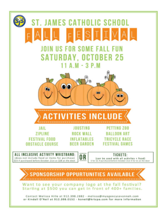 school fall festival flyer