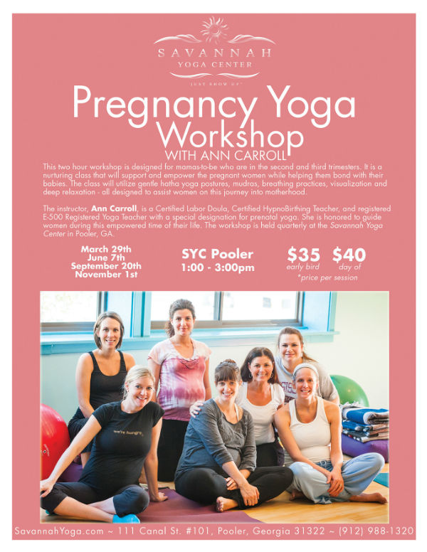 Pregnancy Prenatal Yoga Pooler Savannah 