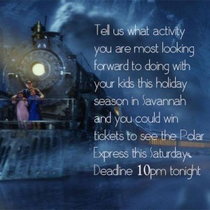 Polar Express movie in Savannah 