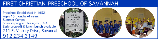 Savannah preschools, pre-K