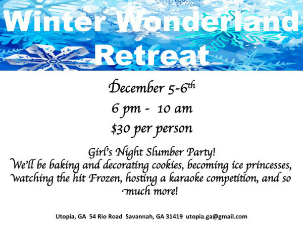 Frozen Winter Wonderland Party Utopia Savannah 