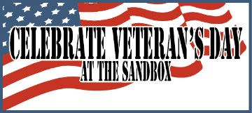 Veterans Day Activities at Sandbox Children Museum Hilton Head 