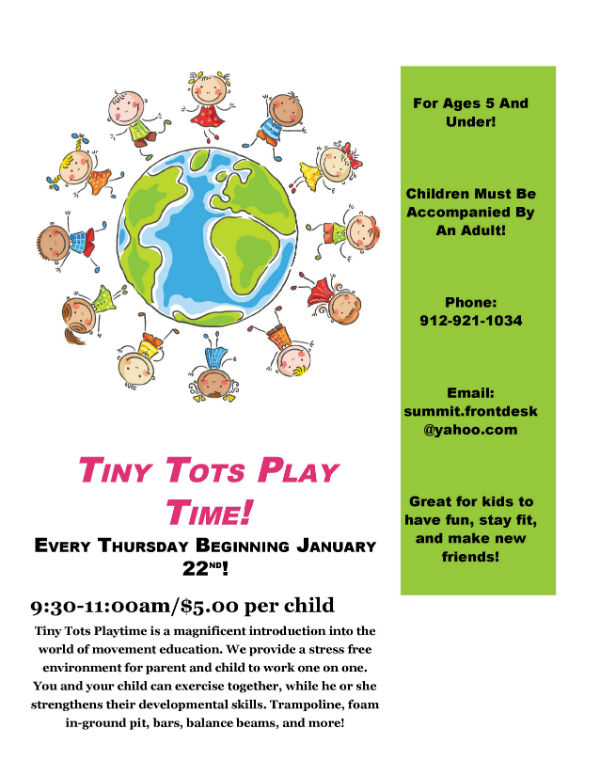 Tiny Tots Play Time Summit Gymnastics Savannah 