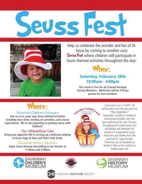 Seuss Fest 2015 Savannah Children's Museum 