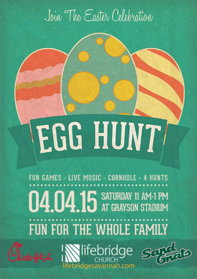 Easter egg Hunts 2015 Savannah Grayson Stadium