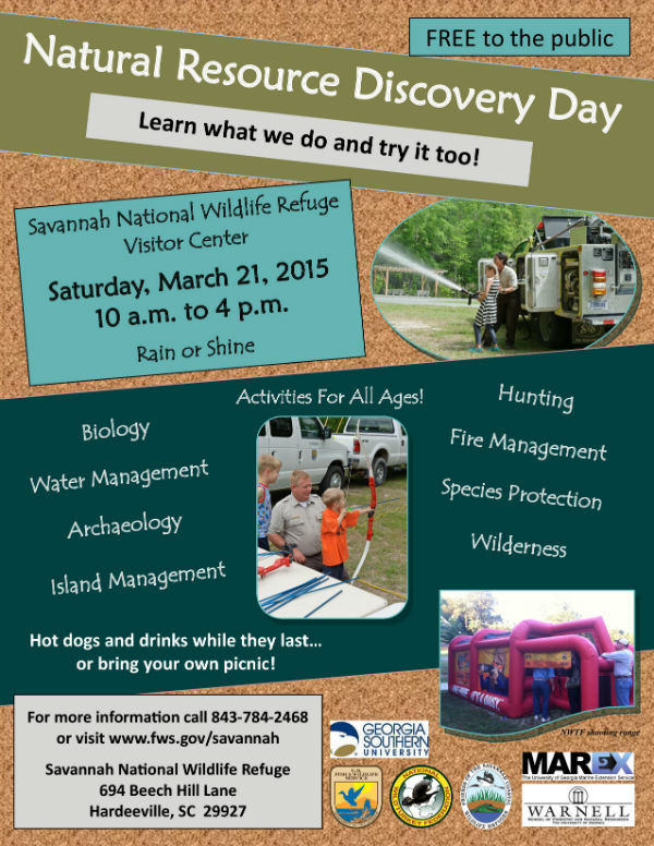 Free Natural resource discovery Day 2015 Savannah wildlife refuge 