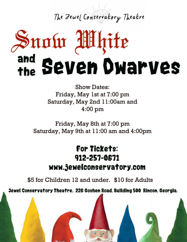 Snow White play at Jewel Conservatory Children's Theater Rincon Pooler 