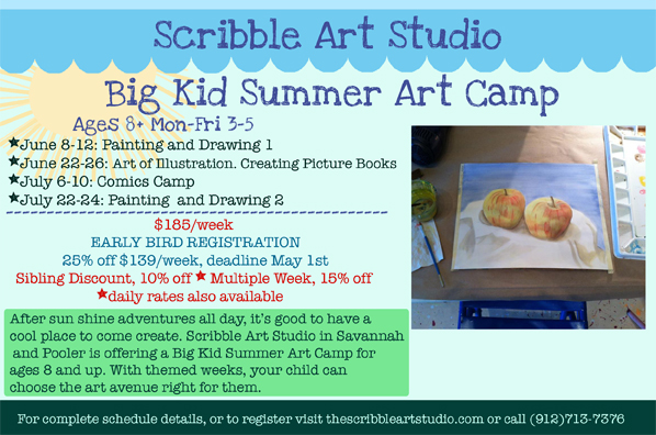 Art Summer Camps Older Kids Savannah 