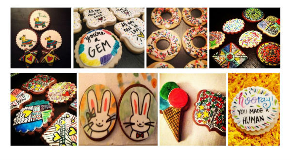 handpainted cookies Savannah birthday parties 