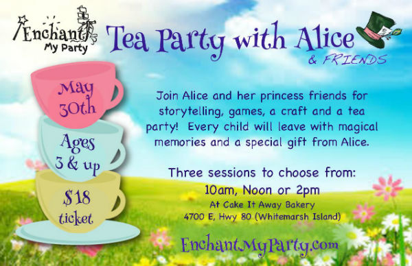 Tea Party with Alice Savannah Enchant My Party