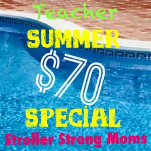 summer teacher special Stroller Strong Moms Savannah 