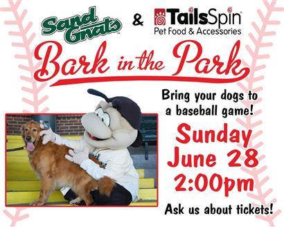Bark in the Park Sand Gnats games 2015 TailSpin