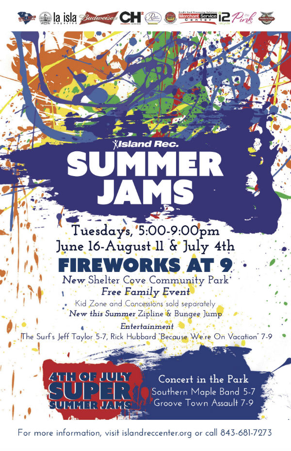 Summer Jam free family concerts