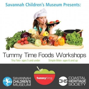 Tummy Time Foods workshops Savannah Children's Museum 