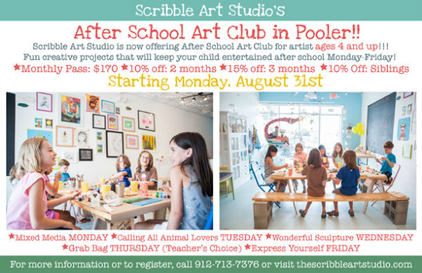 After-School Art Club at Pooler Scribble Art Studio 