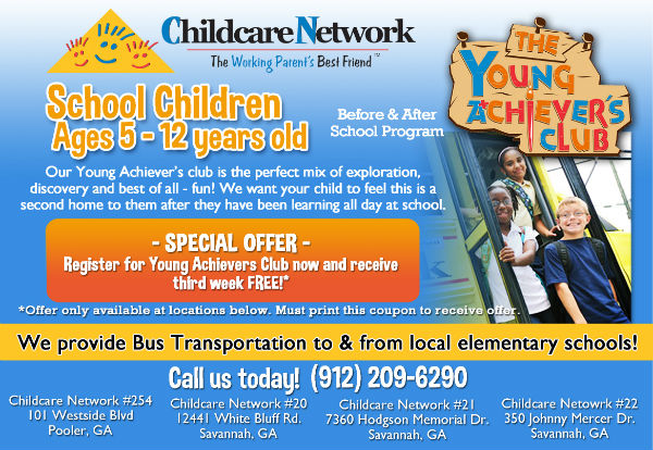 After-school childcare Savannah 