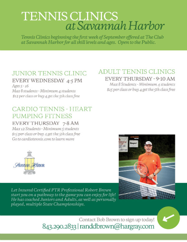 Savannah tennis lessons 2015 for children youth