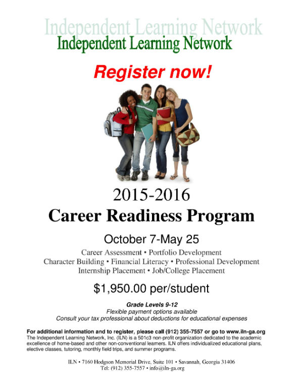 Savannah homeschool career readiness program ILN 