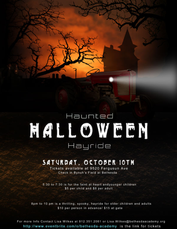 Haunted Halloween heyride Bethesda 2015