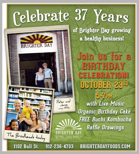 Brighter Day Natural Foods Market Savannah Birthday Celebration Free Buchi Kombucha 