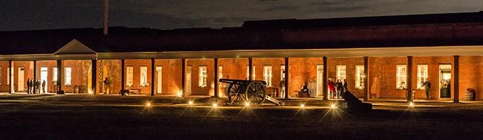 Fort pulaski candlelight tour Savannah 